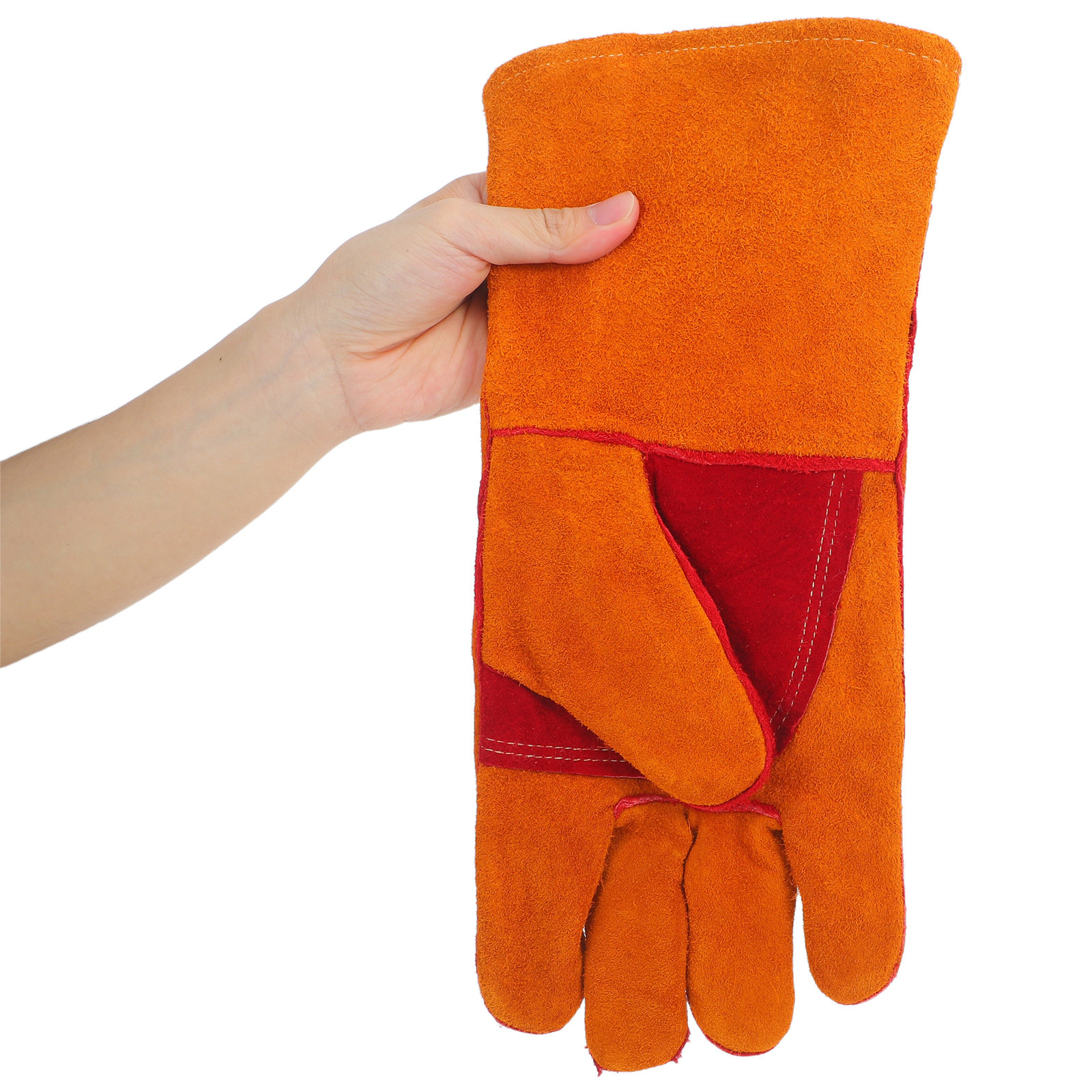 Heat Resistant Glove - 1 Çift Elektrik Kaynak Eldiveni, İnek