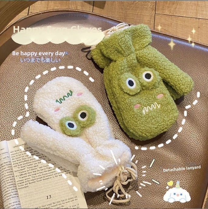 Kore Tarzı Sevimli Yeşil Karik - Wool Glove Lined incelemesi ve fiyatı