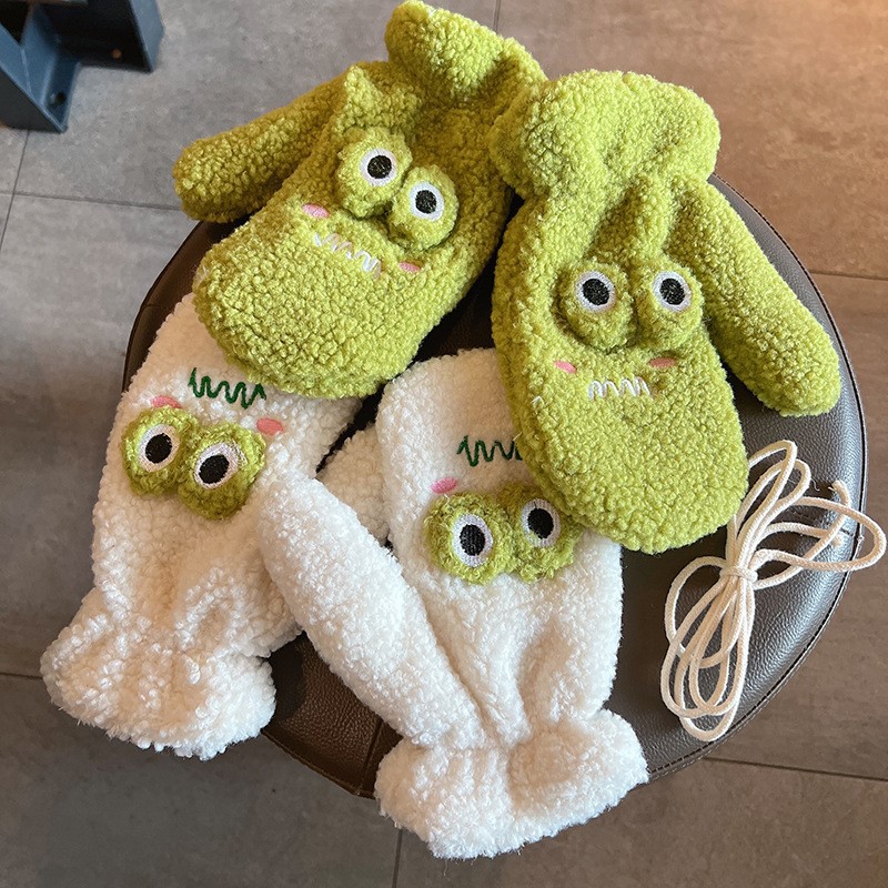 Kore Tarzı Sevimli Yeşil Karik - Wool Glove Lined incelemesi ve fiyatı